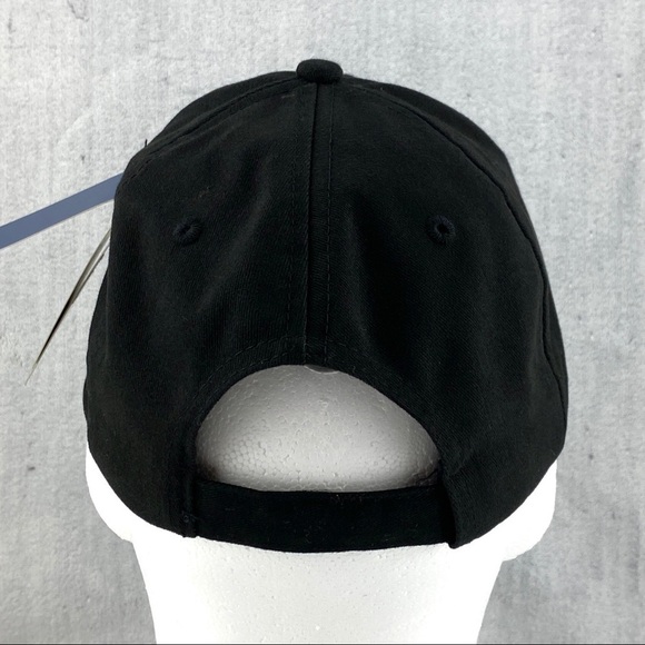 Redken 5th Avenue NYC Black Strap Back Ball Cap by Fersten Organic Cotton OSFA - Picture 5 of 13